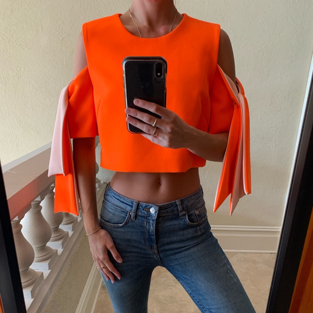 MILLY cady crop top